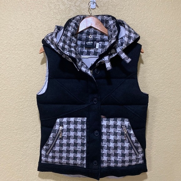 KARL Kani Ladies Y2k Vintage Vest with detachable hoodie NWT